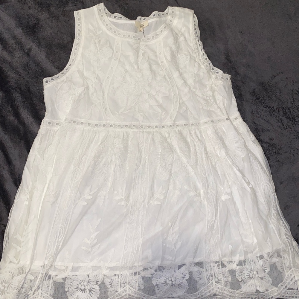 Boho style flowy tunic